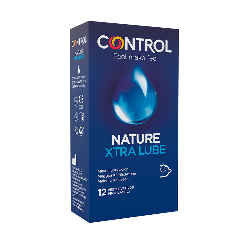 Control Adapta Nature Extra Lube óvszer – 12 db