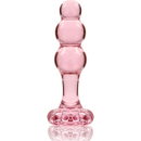 Nebula Model 1 üveg análdugó, 10,5 cm, Ø 3 cm – rózsaszín (5)
