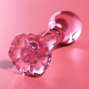 Nebula Model 2 üveg análdugó, 11 cm, Ø 3,5 cm – rózsaszín (2)