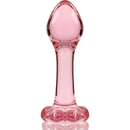 Nebula Model 2 üveg análdugó, 11 cm, Ø 3,5 cm – rózsaszín (5)