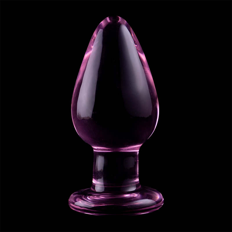 Nebula Model 3 üveg análdugó, 11 cm, Ø 5 cm – rózsaszín (7)