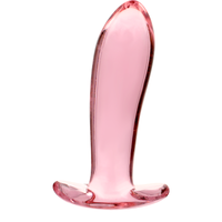 Nebula Model 5 üveg análdugó, 12,5 cm, Ø 3,5 cm – rózsaszín (4)