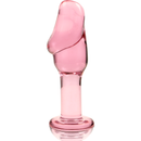 Nebula Model 6 üveg análdugó, 12,5 cm, Ø 4 cm – rózsaszín (4)
