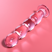 Nebula Model 10 üvegdildó, 16,5 cm – rózsaszín (2)