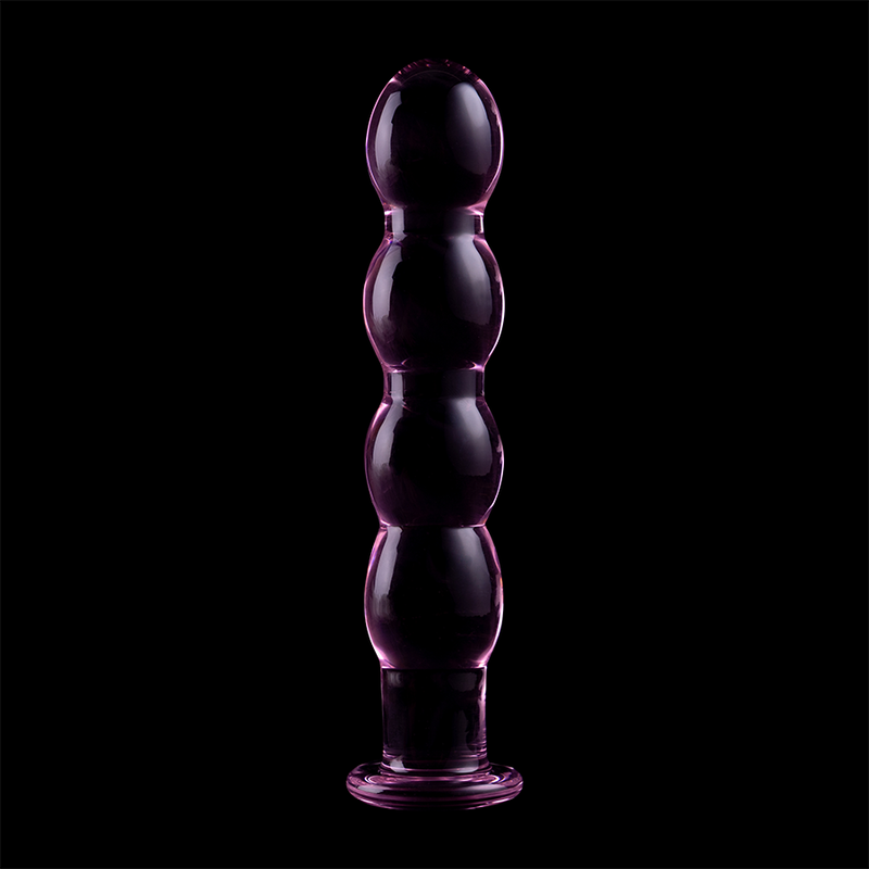 Nebula Model 10 üvegdildó, 16,5 cm – rózsaszín (7)