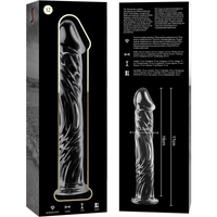 Nebula Model 12 üvegdildó, 17 cm – átlátszó (4)