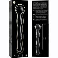 Nebula Model 13 üvegdildó, 18 cm – átlátszó