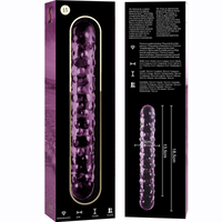 Nebula Model 15 üvegdildó, 18,5 cm – rózsaszín (6)