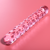 Nebula Model 15 üvegdildó, 18,5 cm – rózsaszín (2)