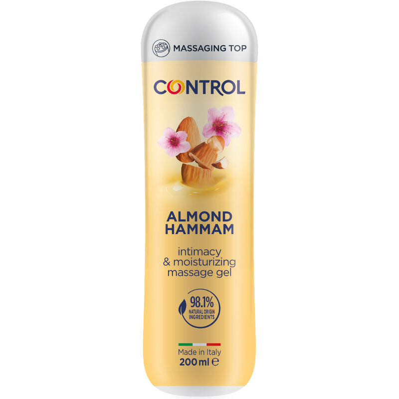 Control Almond Hammam vízbázisú masszázsgél – 200 ml