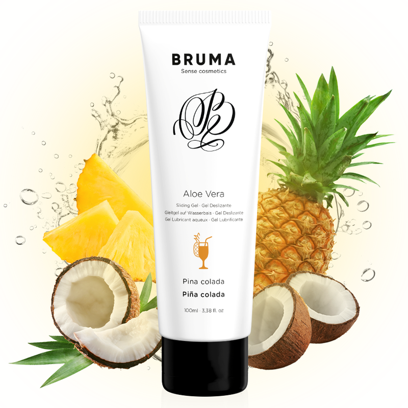 Bruma aloe verás ízesített vízbázisú síkosító – 100 ml – Piña colada (10)