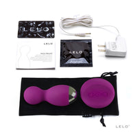 LELO Hula Beads forgó, távirányítós gésagolyó – lila (3)