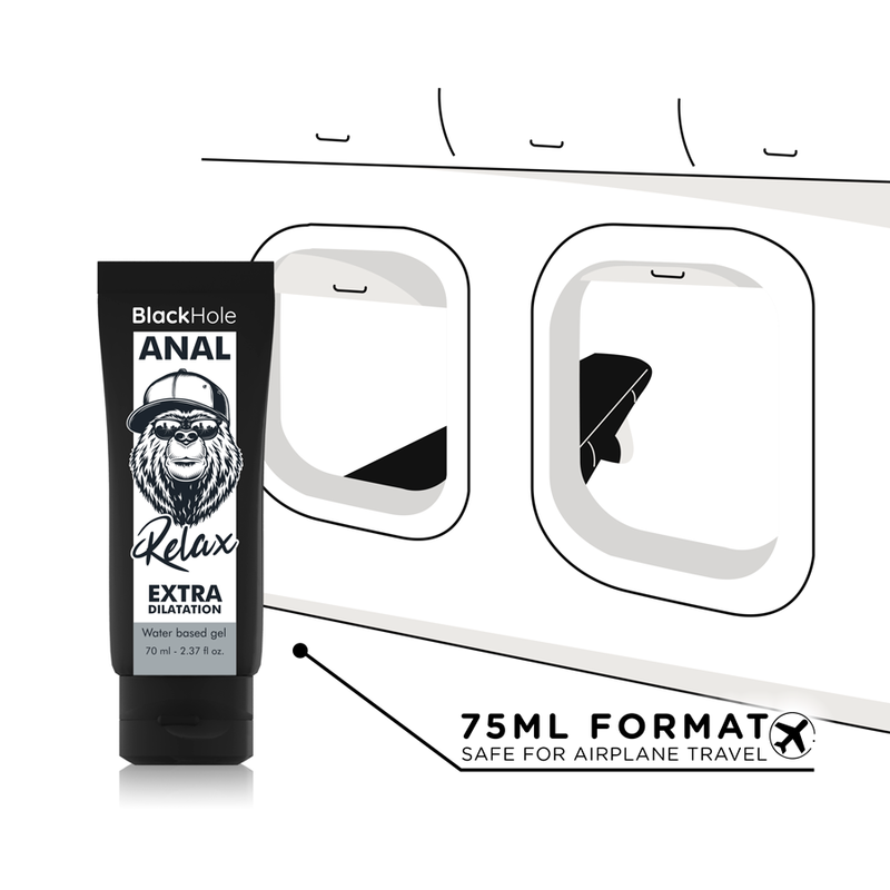 Black Hole vízbázisú, tágító hatású anál gél – 70 ml (5)