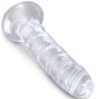 King Cock Clear átlátszó élethű dildó, 15,5 cm (3)
