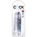 King Cock Clear átlátszó élethű dildó, 15,5 cm (4)