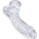 King Cock Clear ívelt herés dildó, 16,5 cm (2)