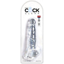 King Cock Clear herés élethű dildó, 16,5 cm – átlátszó (5)