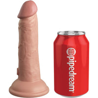 King Cock Elite szilikon élethű dildó, 15 cm – testszín
