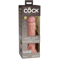 King Cock Elite szilikon élethű dildó, 20 cm – testszín (5)