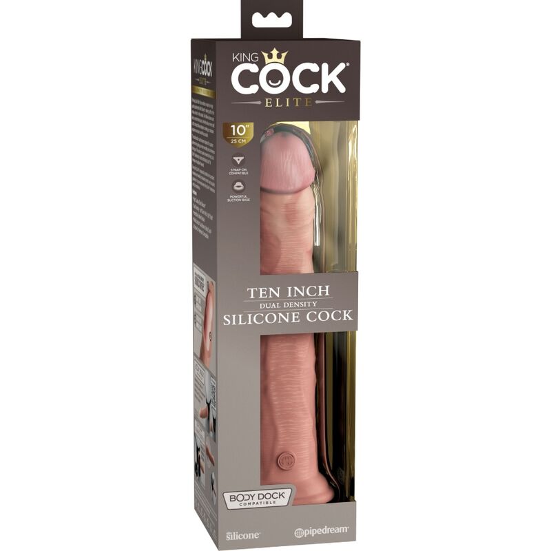King Cock Elite szilikon élethű dildó, 25 cm (5)