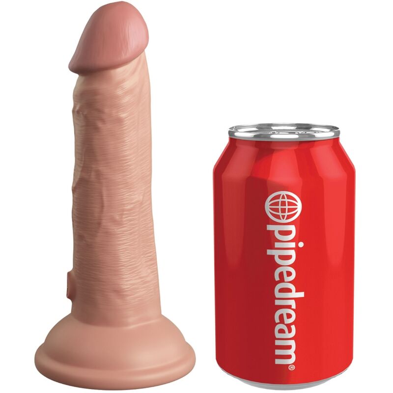 King Cock Elite vibráló élethű dildó, 15 cm