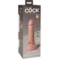 King Cock Elite vibráló élethű dildó, 15 cm (7)