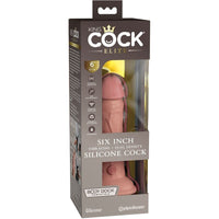 King Cock Elite vibráló élethű dildó, 15 cm (6)