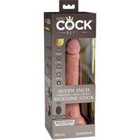 King Cock Elite távirányítós vibráló dildó, 18 cm (6)