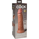 King Cock Elite vibráló élethű dildó, 20 cm – karamell (6)