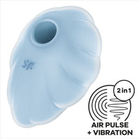 Satisfyer Cloud Dancer léghullámos csiklóizgató – Kék, 3. kép