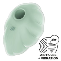 Satisfyer Cloud Dancer léghullámos csiklóizgató – Zöld, 4. kép