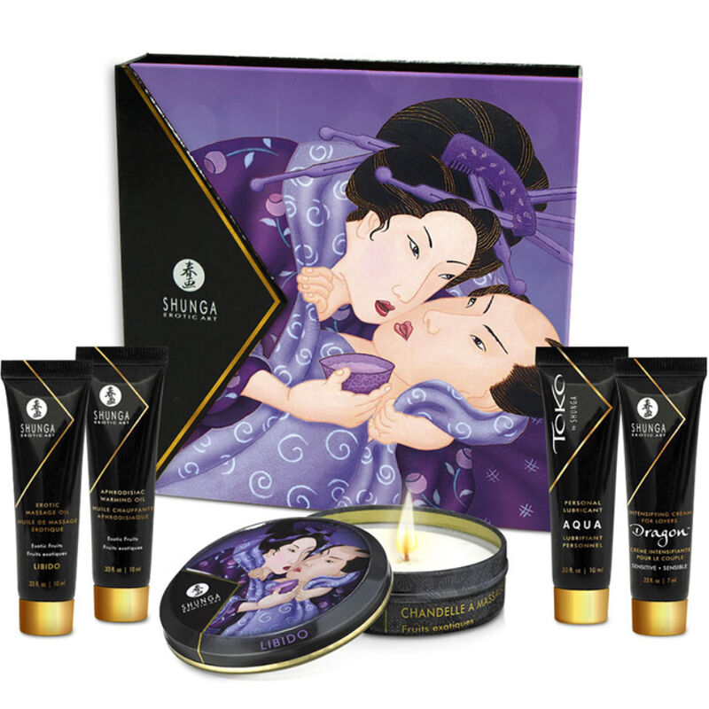 Shunga Geisha's Secret utazó masszázsszett – Egzotikus gyümölcs (6)