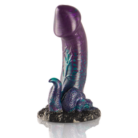 Epic Basilisk pikkelyes dupla szörnydildó – 13 cm