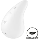 Satisfyer Dew Drop lay-on csiklóvibrátor – Fehér