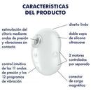 Satisfyer Cutie Ghost léghullámos csiklóizgató – fehér (4)