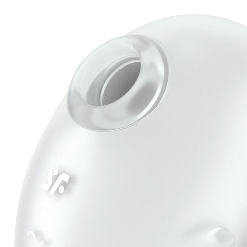 Satisfyer Cutie Ghost léghullámos csiklóizgató – fehér
