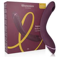 Womanizer OG léghullámos G-pont-vibrátor – padlizsán