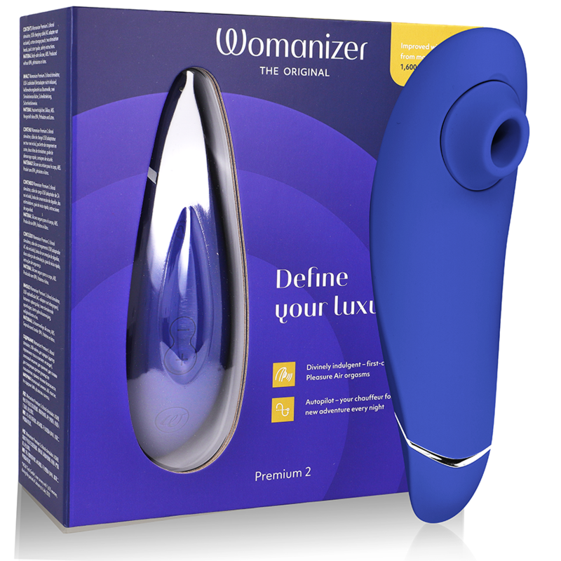 Womanizer Premium 2 léghullámos csiklóizgató – áfonya