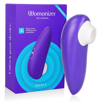 Womanizer Starlet 3 léghullámos csiklóizgató – lila
