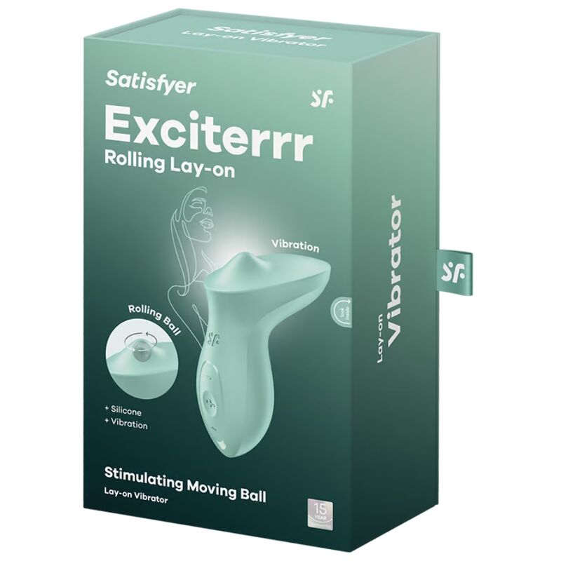 Satisfyer Exciterrr lay-on csiklóvibrátor – Menta, 5. kép