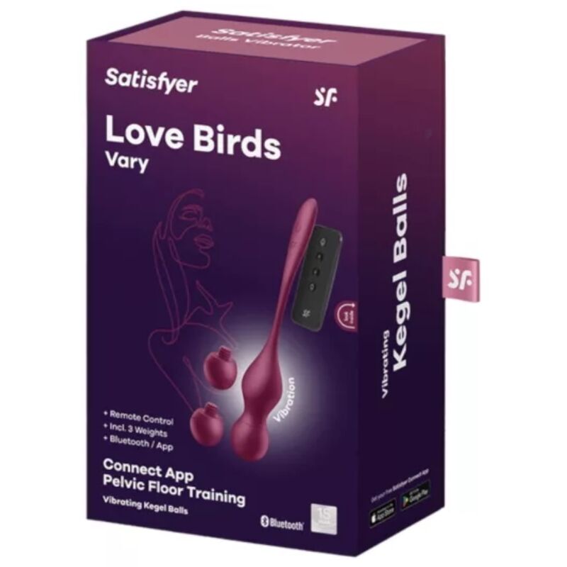 Satisfyer Love Birds Vary applikációs gésagolyó (5)