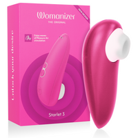 Womanizer Starlet 3 léghullámos csiklóizgató – rózsaszín