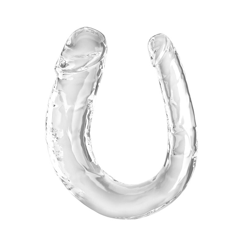 King Cock Clear Double Trouble dupla dildó – 33 cm