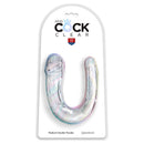 King Cock Clear Double Trouble dupla dildó – 33 cm (2)