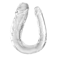 King Cock Clear Double Trouble dupla dildó – 44 cm