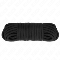 Kink pamut bondage kötél 20 m – fekete