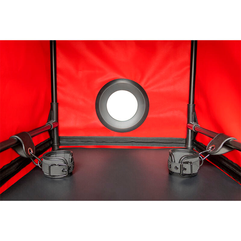 Secret Dome Kink Club Bukkake BDSM kabin – Fekete-piros (6)