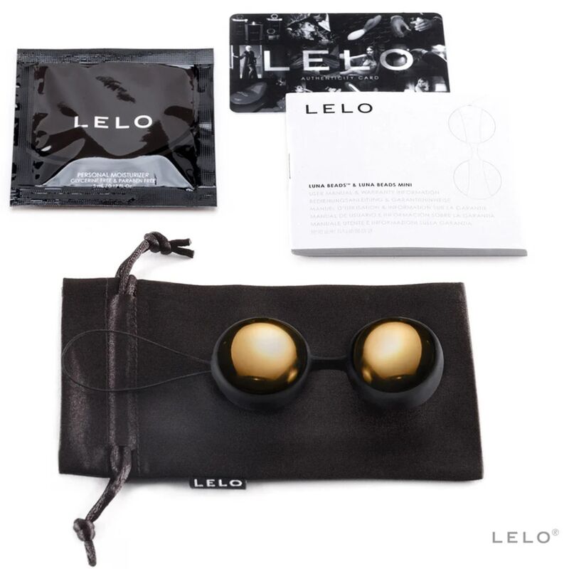 LELO Luna Beads Luxe gésagolyó – 20 karátos arany (3)
