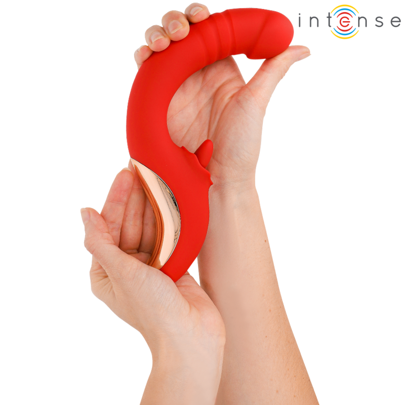 Intense Paulina U alakú párvibrátor – piros