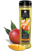 Shunga Organic ízesített masszázsolaj – 240 ml – Mangó